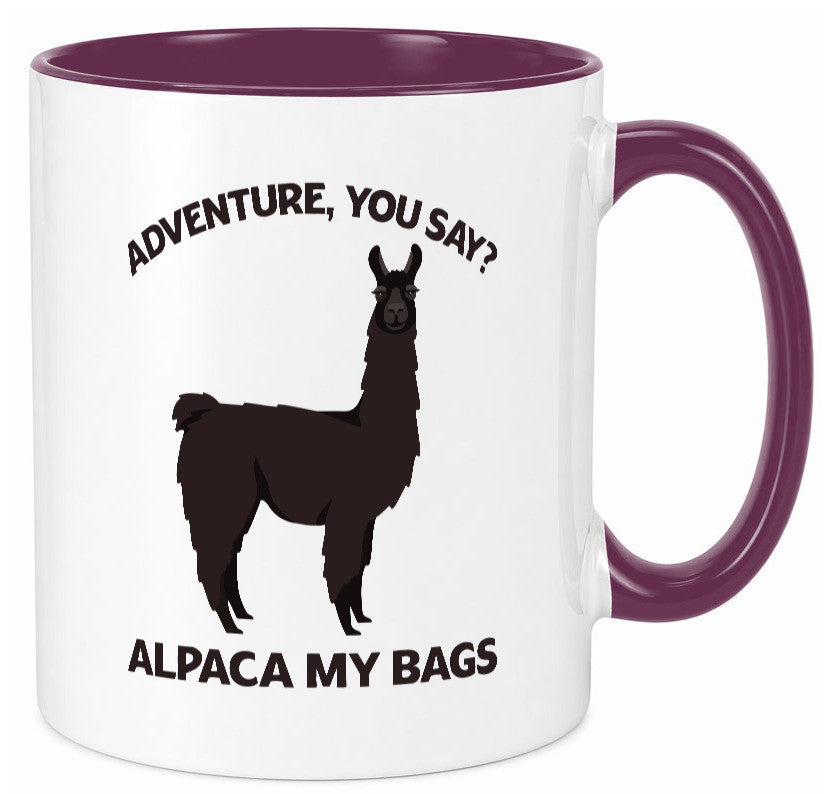 Adventure, Alpaca | Humor Geschenkidee Tasse