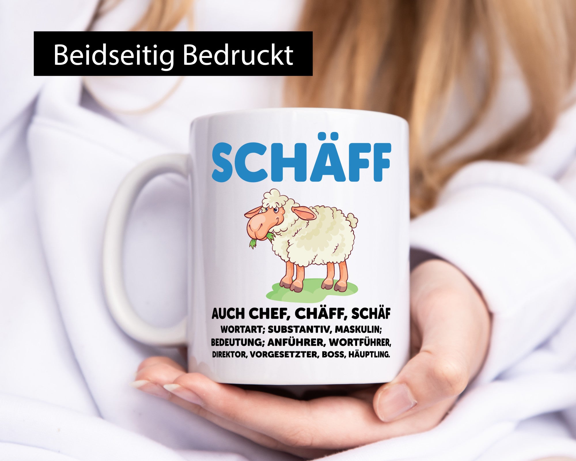 Chef | Arbeitgeber Boss Wortspiel Humor Arbeit Kollegen Büro Geschenkidee Tasse