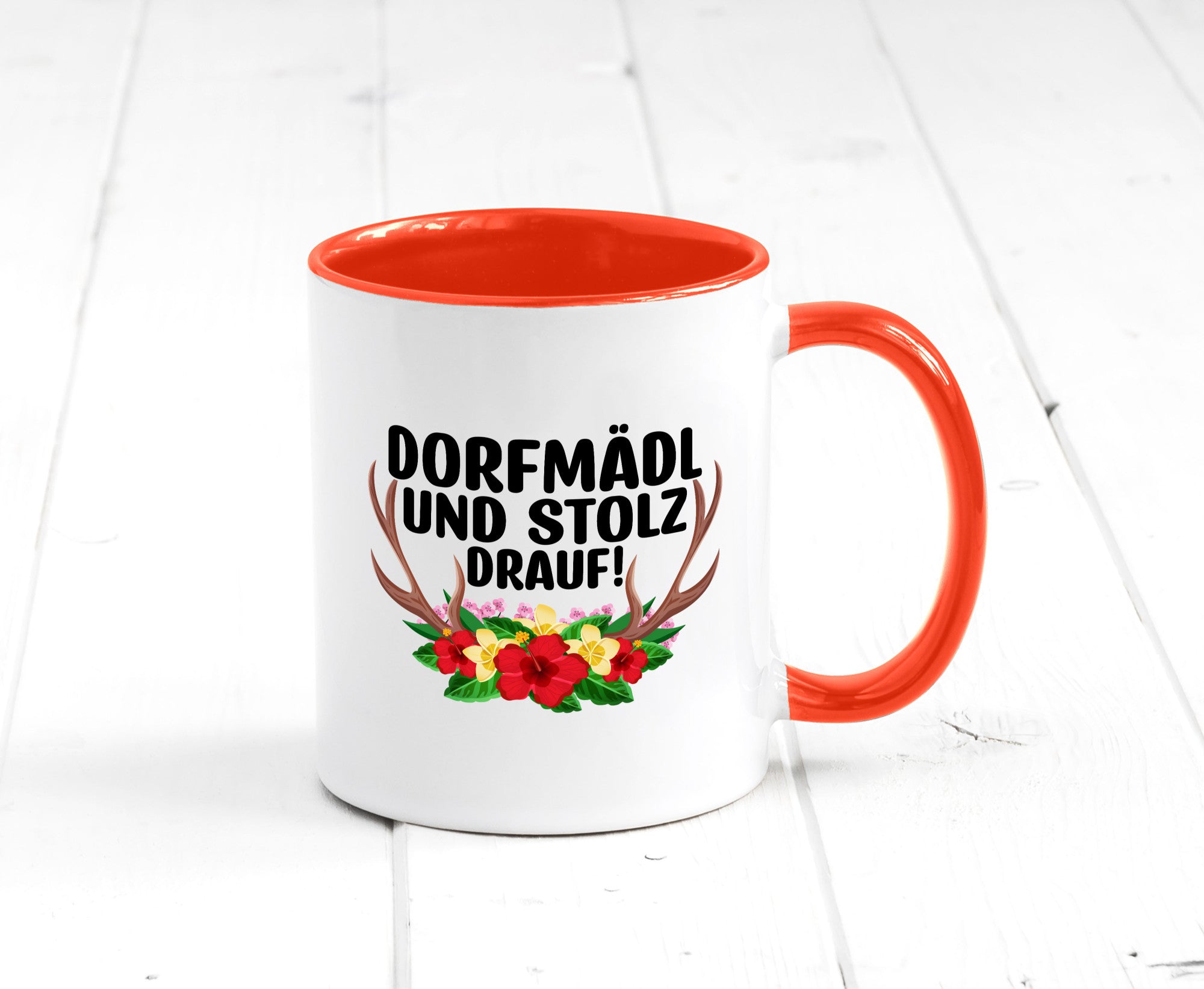 Dorfmädel und stolz drauf | Dorfkind Dorf v2 Geschenkidee Humor Tasse