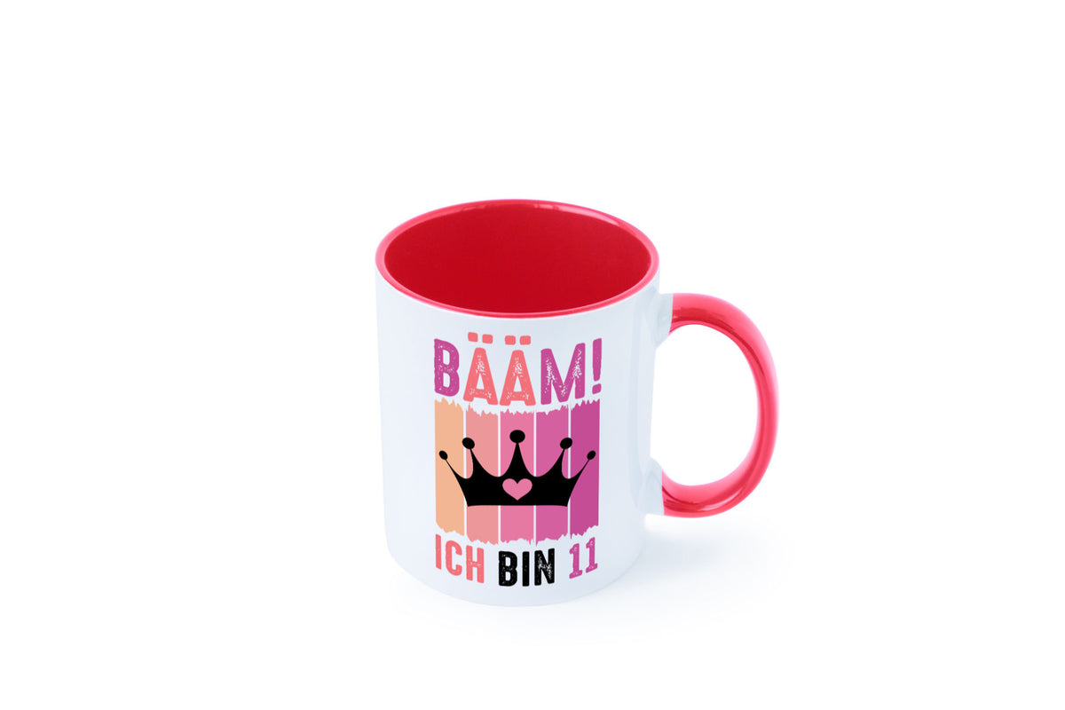 11. Geburtstag | 11 Jahre Bääm ich bin Krone Humor Geschenkidee Tasse