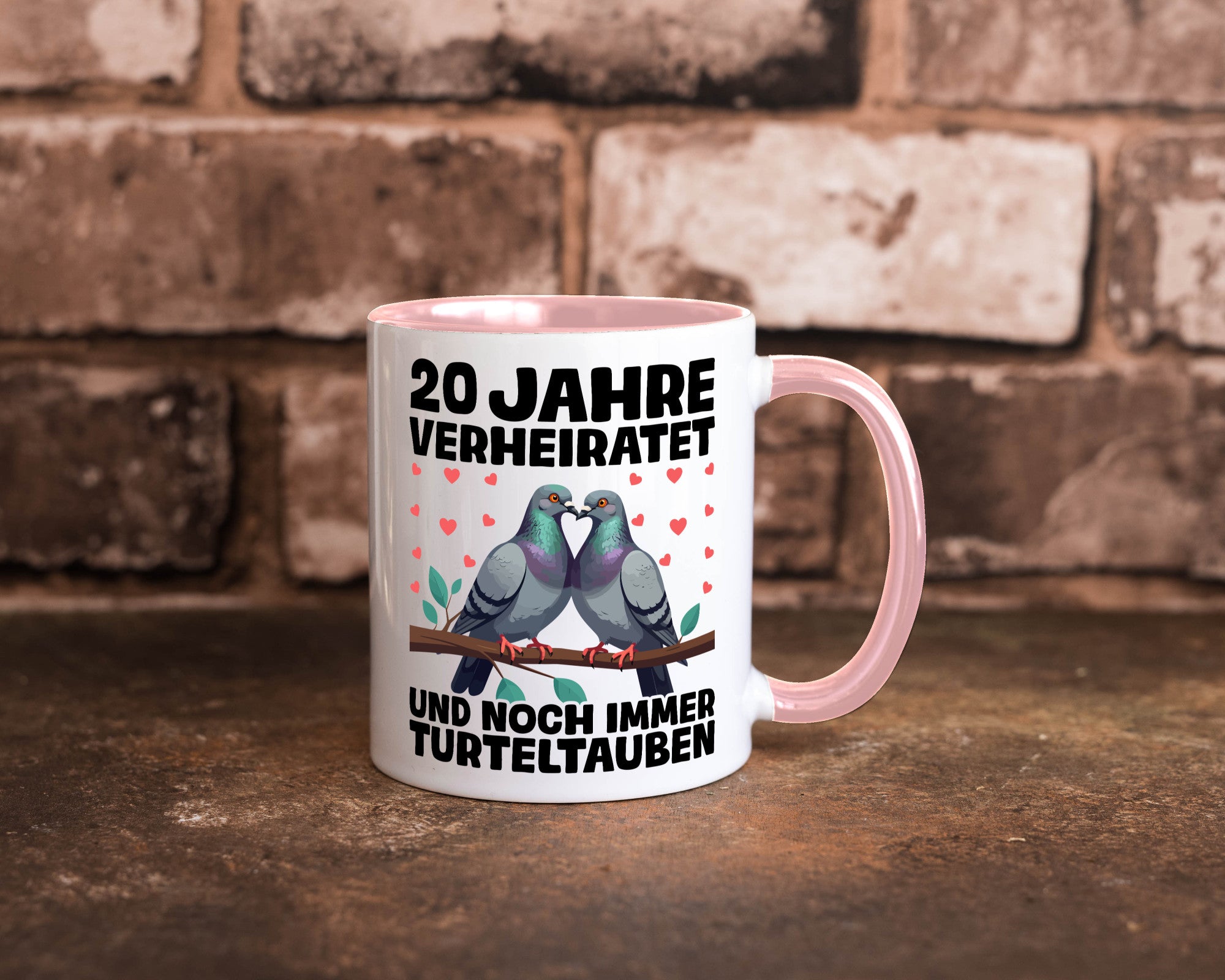 20 Jahre verheiratet | Turteltauben Ehe Ehepaar lustig Humor Geschenkidee