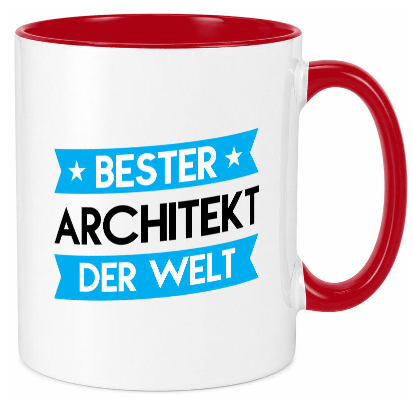 Bester Architekt | Architektur Büro Geschenk Arbeit Kollegen lustiger Spruch Tasse