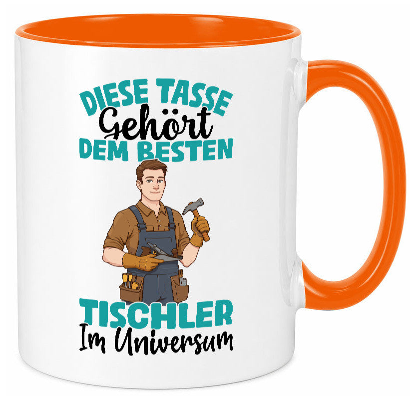 Im Universum: Tischler | Handwerk Beruf Tischlerei Geschenkidee Arbeit Kollegen Tasse