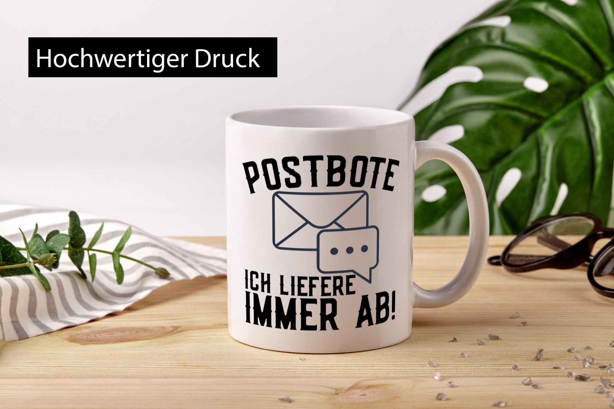 Ich liefere immer ab | Postbote Brief Zusteller Kurier Geschenk Humor
