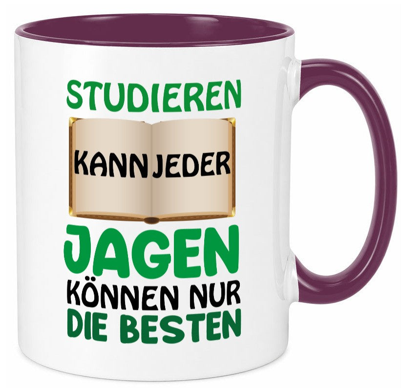 Nur die besten Jäger Humor Geschenkidee Tasse