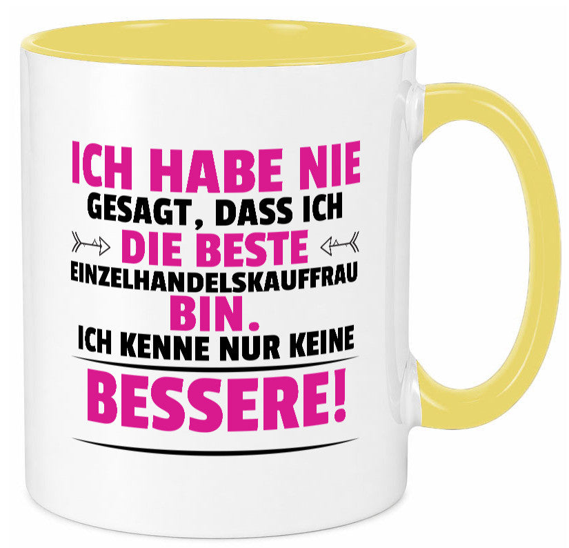 Die Beste Einzelhandelskauffrau | Einzelhandel Geschenkidee Humor Tasse