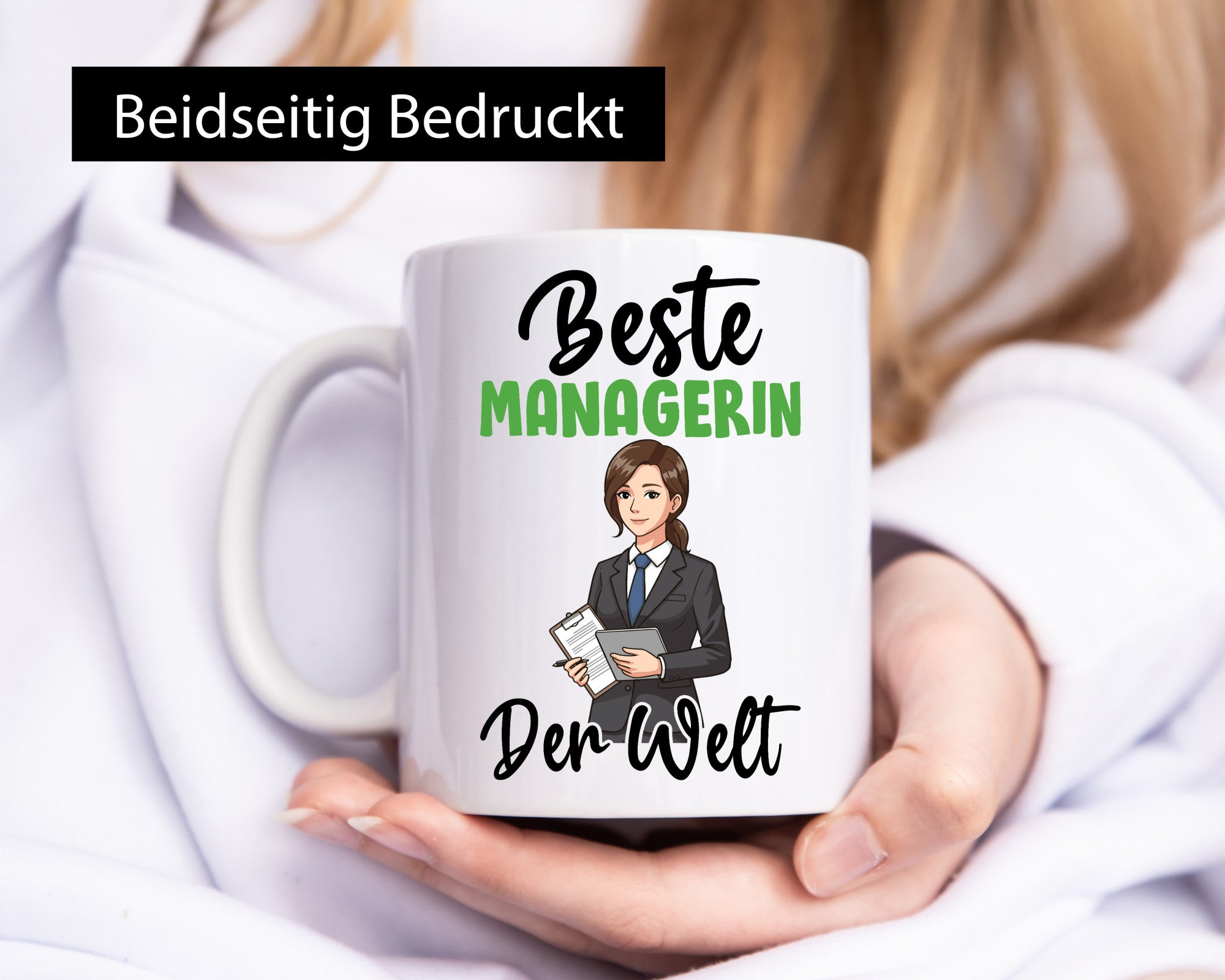 Beste Managerin | Management v2 lustig Humor Geschenkidee Geschenk Tasse