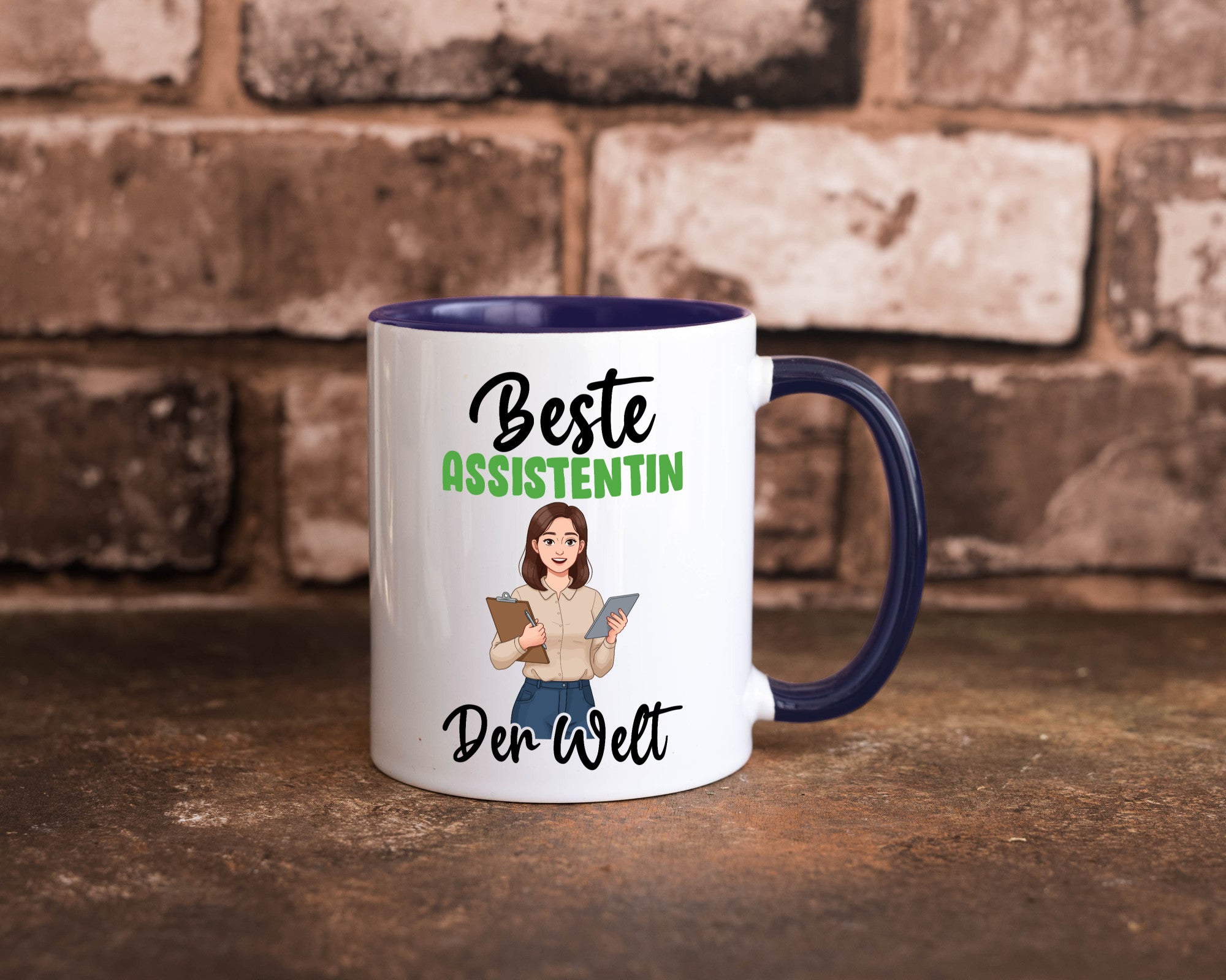 Beste Assistentin | Assistenz Hilfskraft v2 Geschenkidee Humor Tasse