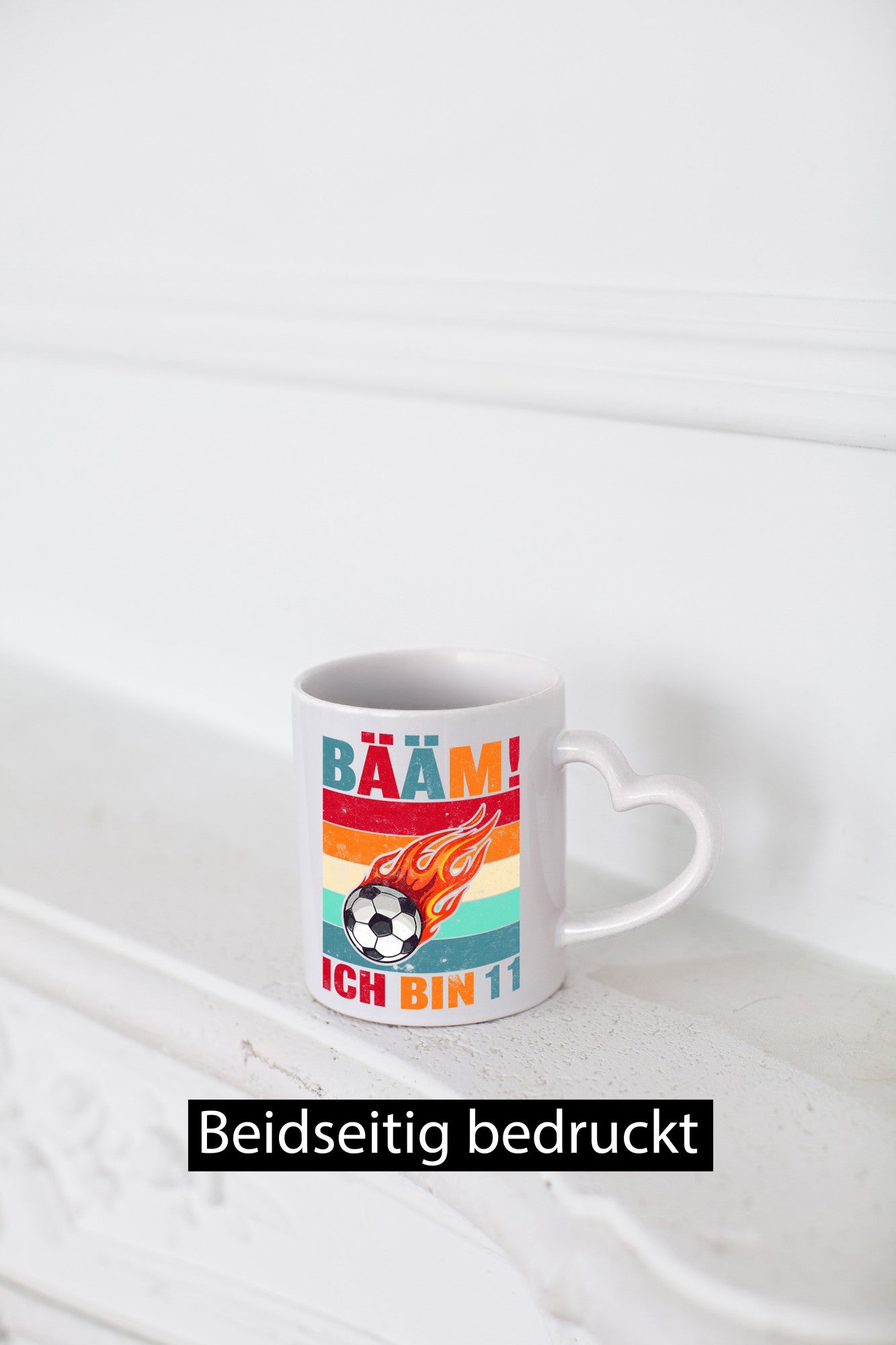 11. Geburtstag | Bääm ich bin 11 Fußball Humor Geschenkidee Tasse