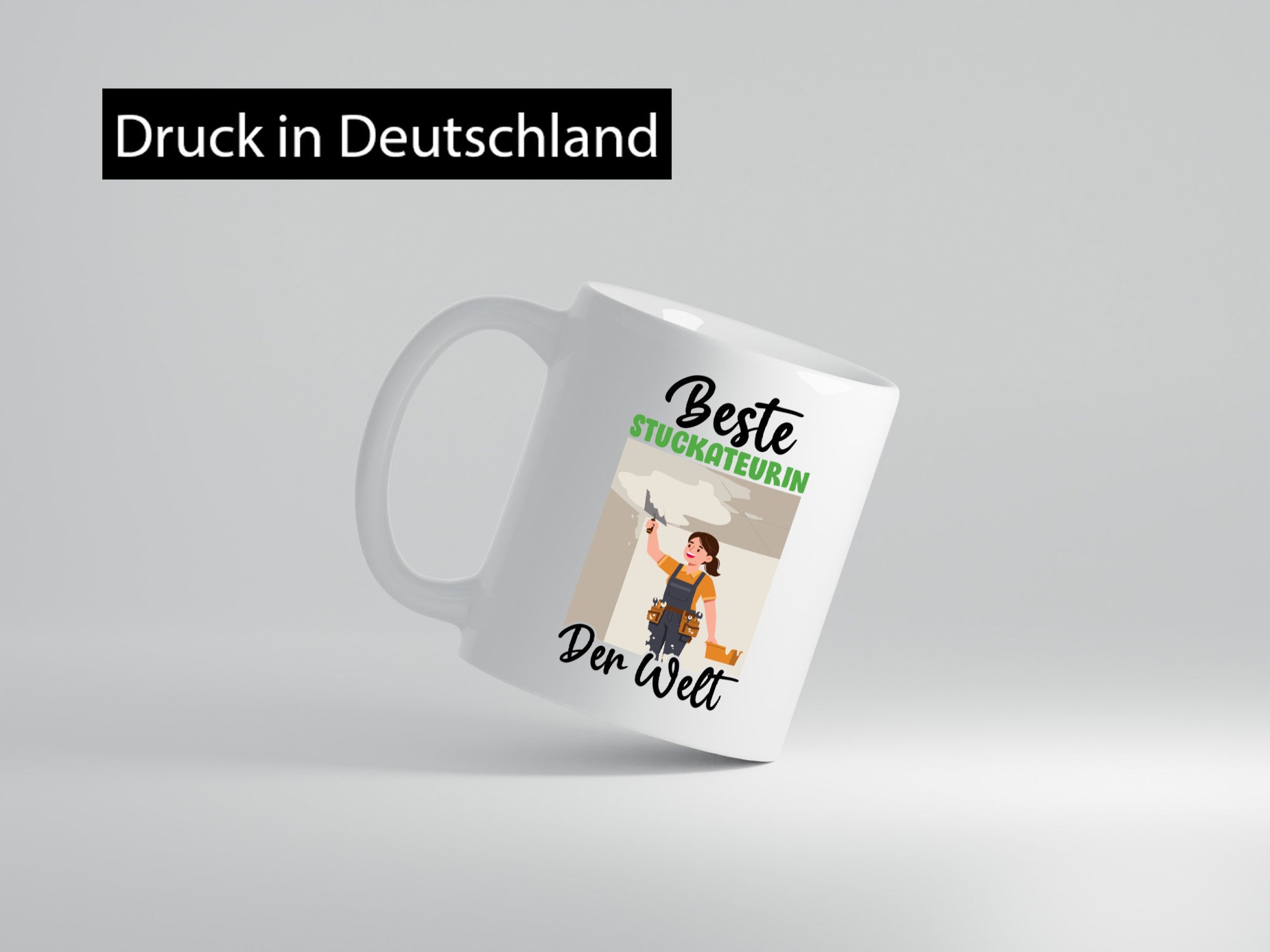 Bester Stuckateurin | Innenausbau lustiger Spruch Geschenk Humor Geschenkidee