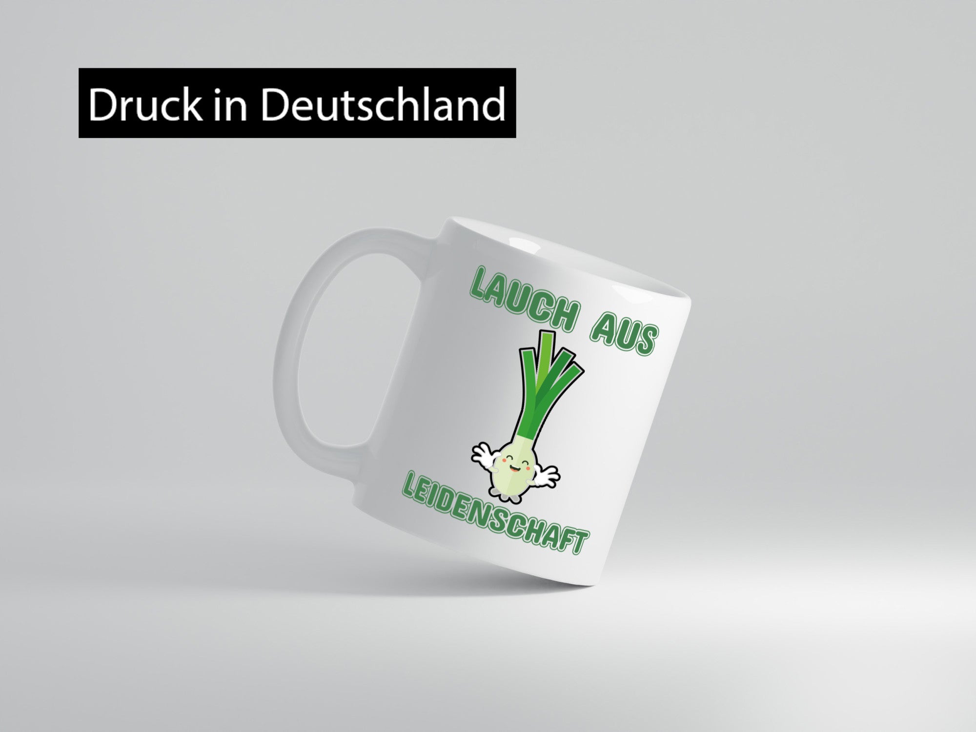 Ich bin ein Lauch lustig Humor Geschenkidee Geschenk Tasse