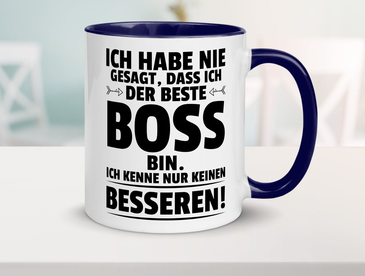 Der Beste Boss | Führungskraft Vorgesetzter lustiger Spruch Geschenk Humor Tasse
