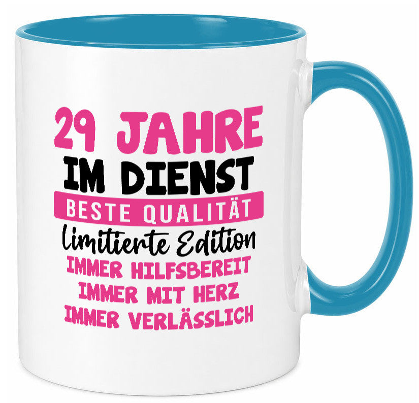 29 Jahre im Dienst | Jubiläum Arbeit v10 Geschenk Kollegen Büro lustiger Spruch