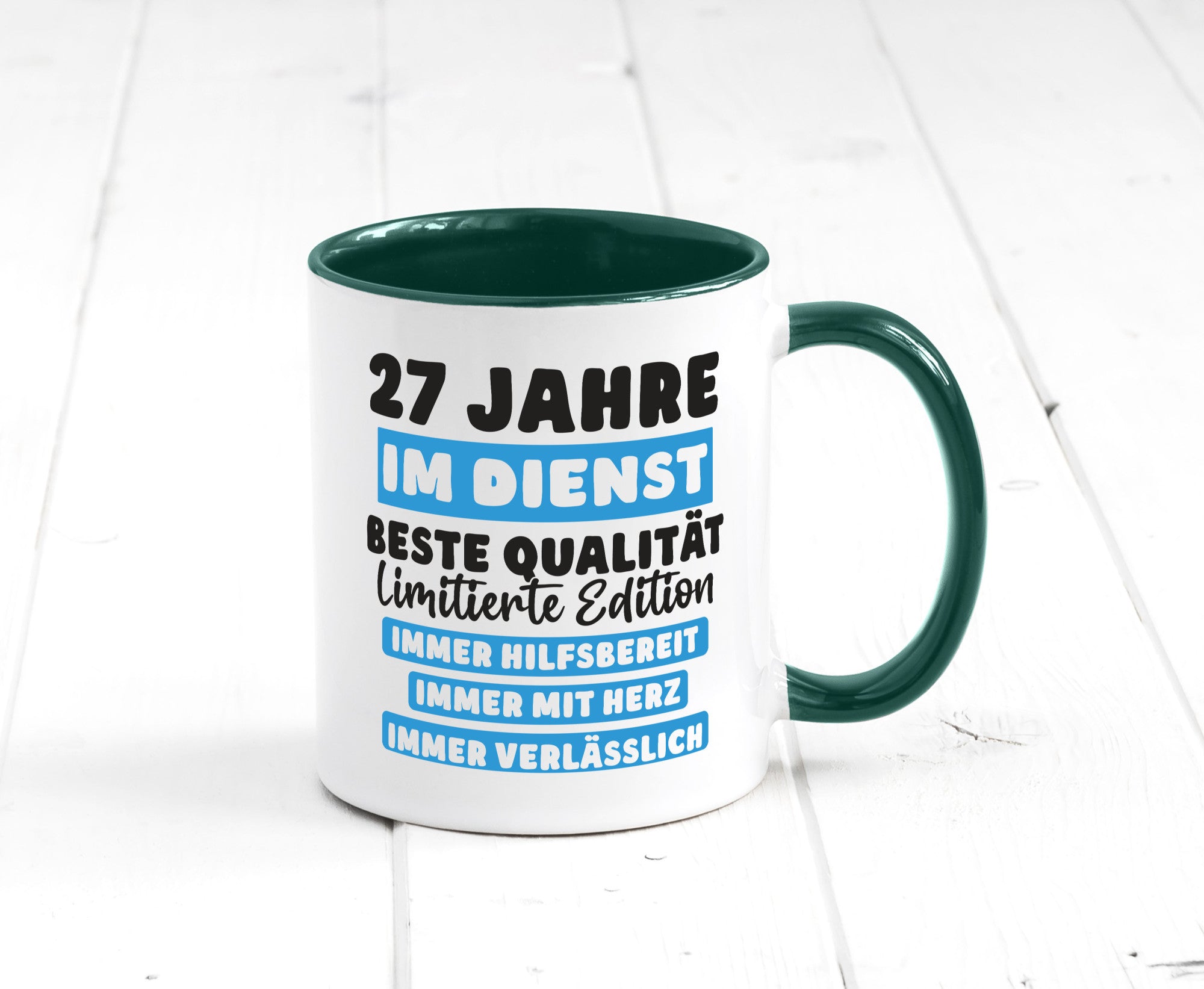 27 Jahre im Dienst | Jubiläum Arbeit v6 lustiger Spruch Geschenk Kollegen Büro