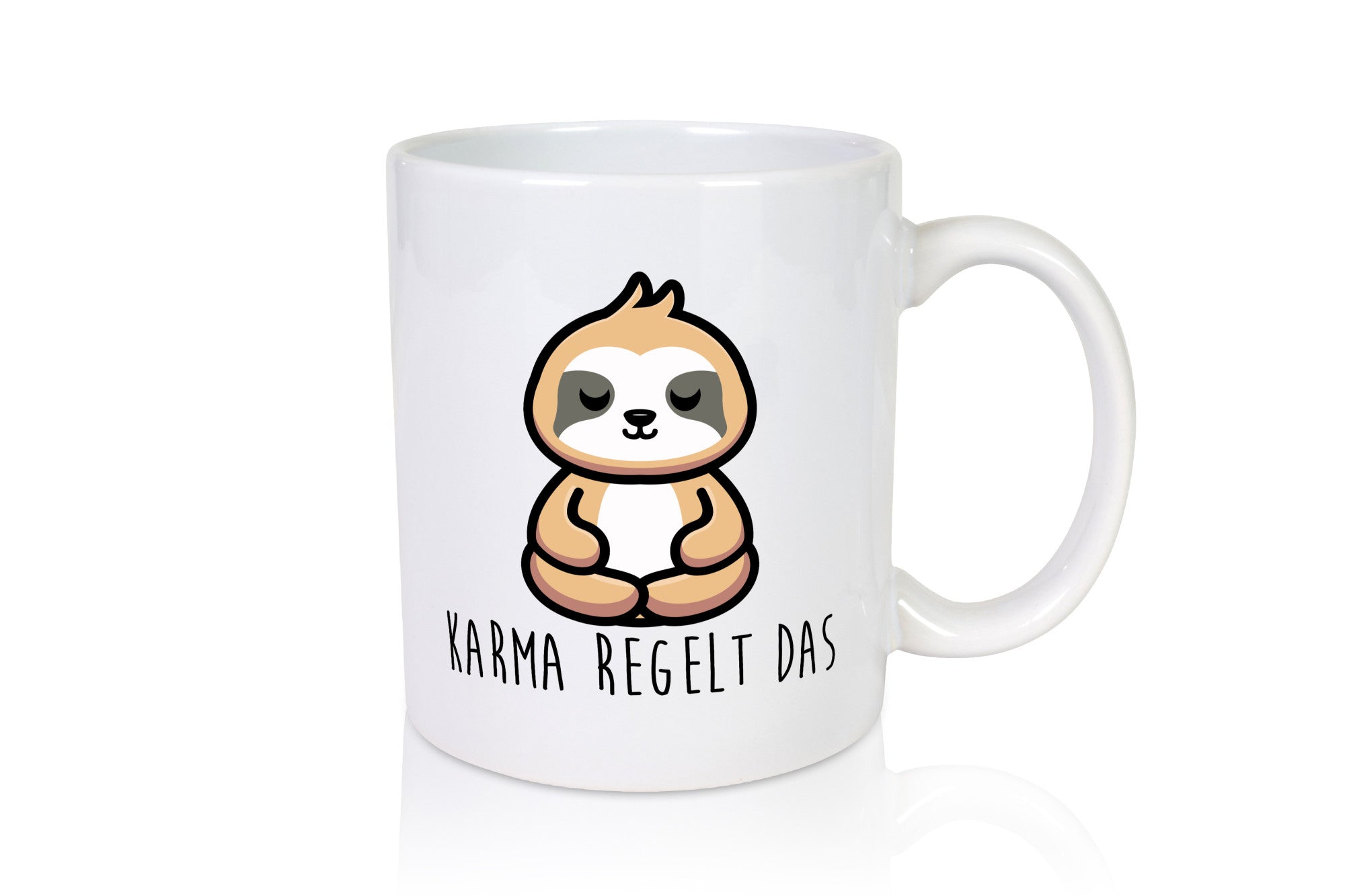 Karma regelt das | Yoga Faultier Meditation Chillen Geschenk Tierliebhaber