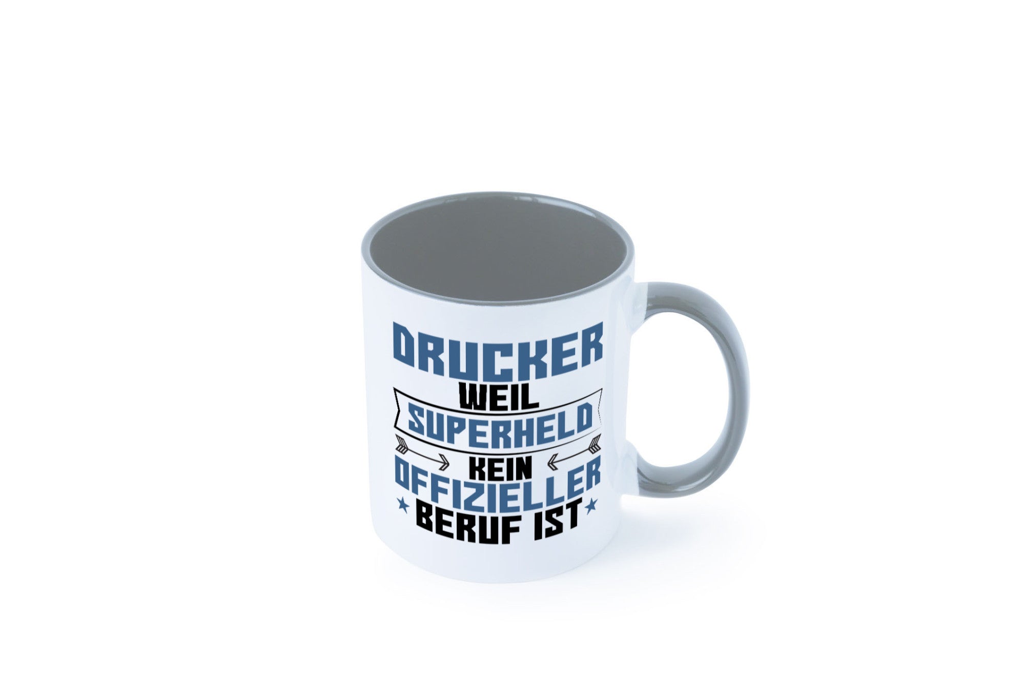 Superheld Drucker | Druckerei Print Medien Humor Geschenkidee Tasse
