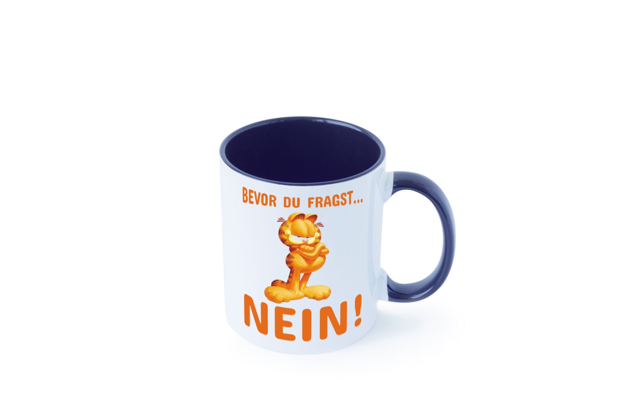Bevor du fragst? Nein! | grimmige Katze Spruchtasse lustig Tierliebhaber Humor