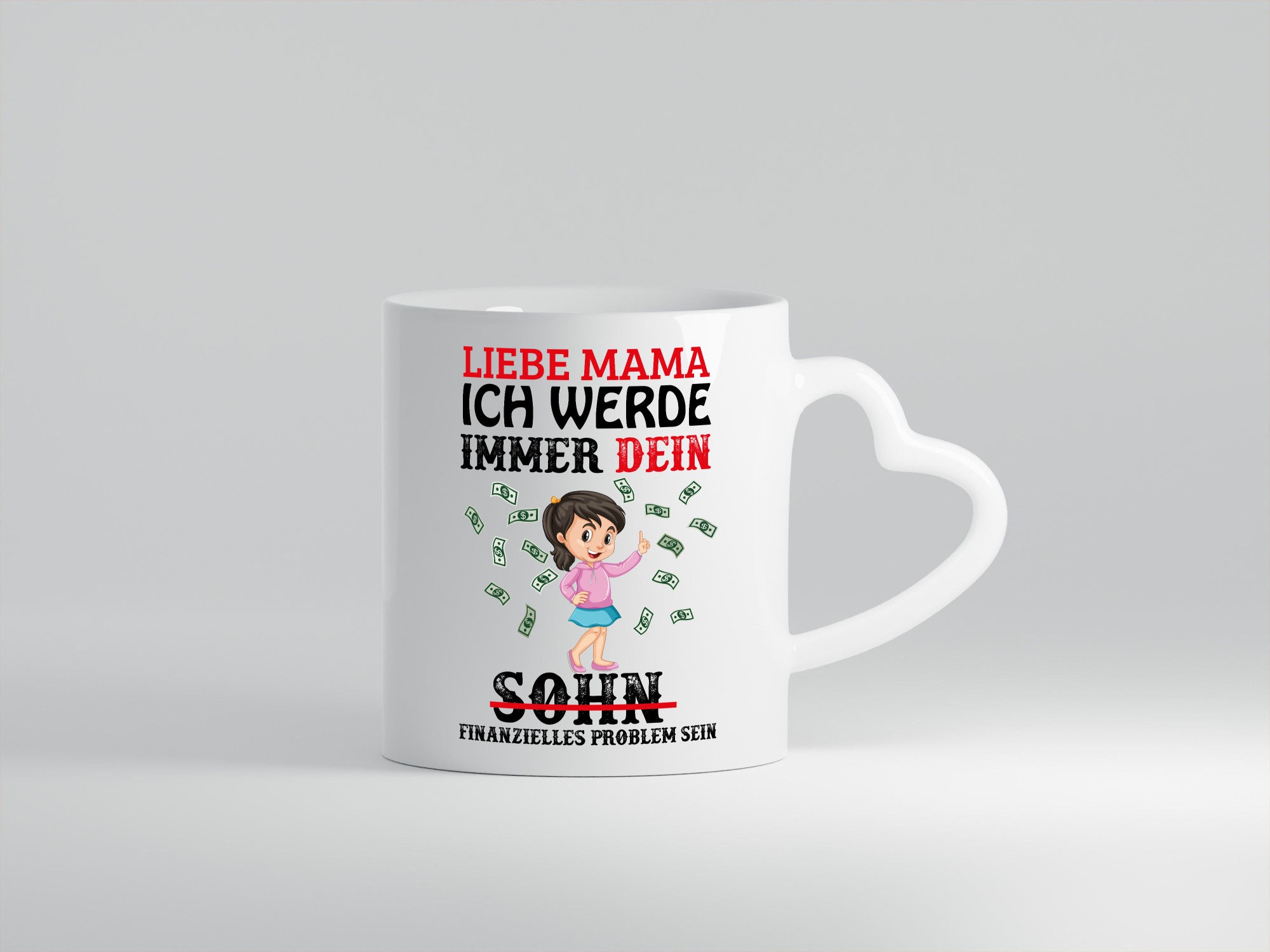 Finanzieller Sohn Geschenk Familie Geschenkidee lustiger Spruch Tasse