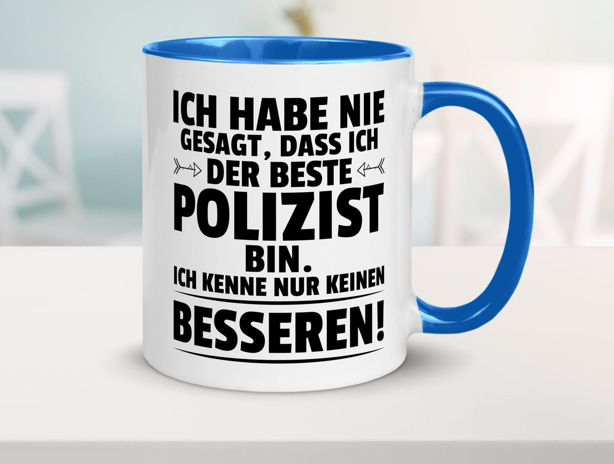 Der Beste Polizist | Polizei Humor Geschenkidee Tasse