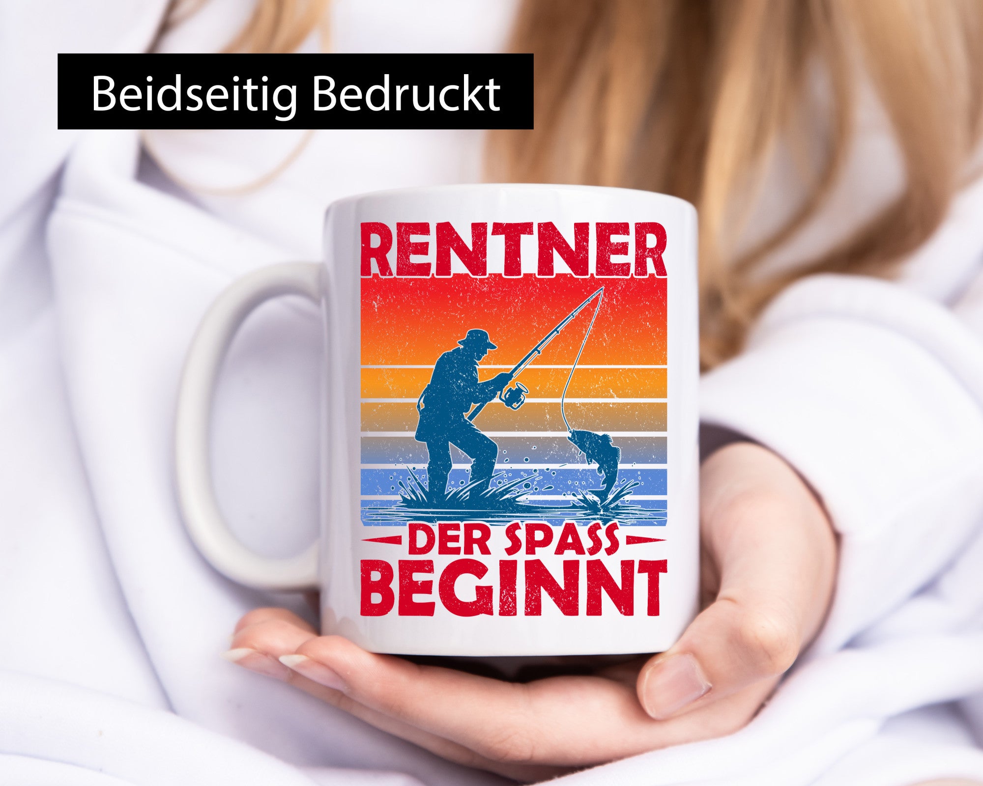 Rentner der spaß beginnt | Ruhestand Angler Angeln lustig Jubiläum Geschenk