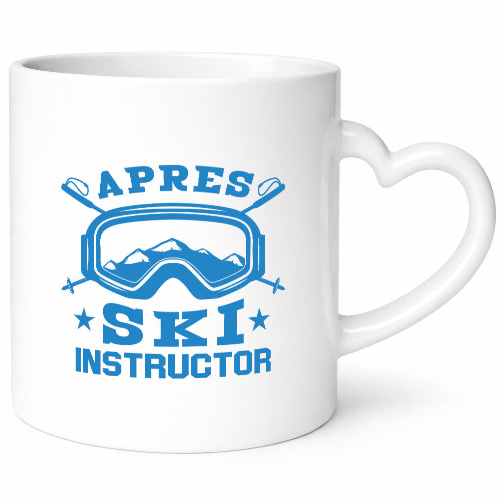 Apres Ski Instructor | Ski-Brille Ski-Stöcke Berge lustiger Spruch Geschenk
