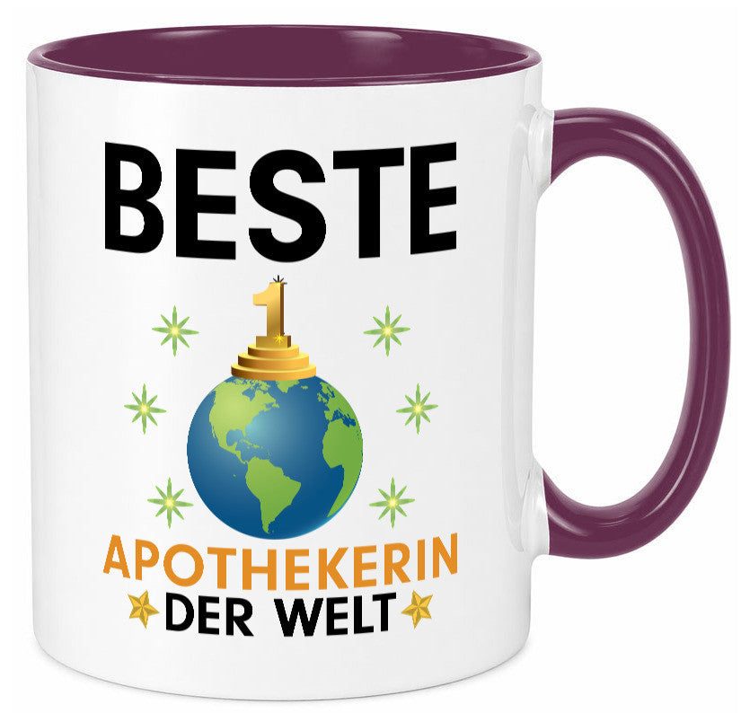 Welt Beste Apothekerin | Apotheke Pharmazie Geschenk Humor Geschenkidee Tasse