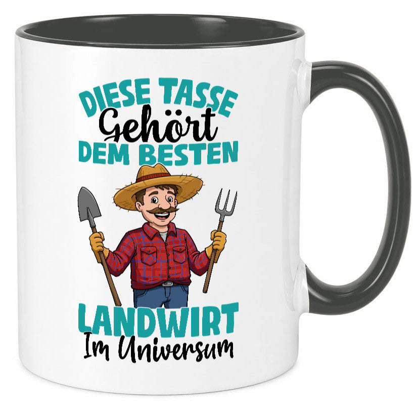 Im Universum: Landwirt | Bauer Landwirtschaft lustiger Spruch Geschenk Humor