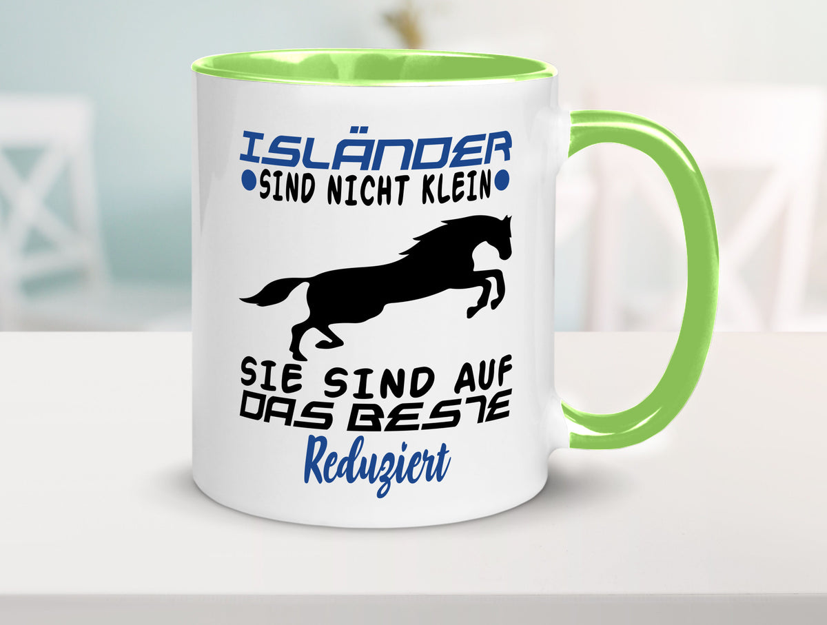 Isländer sind nicht klein | Auf das beste reduziert Geschenk Humor Geschenkidee Tasse