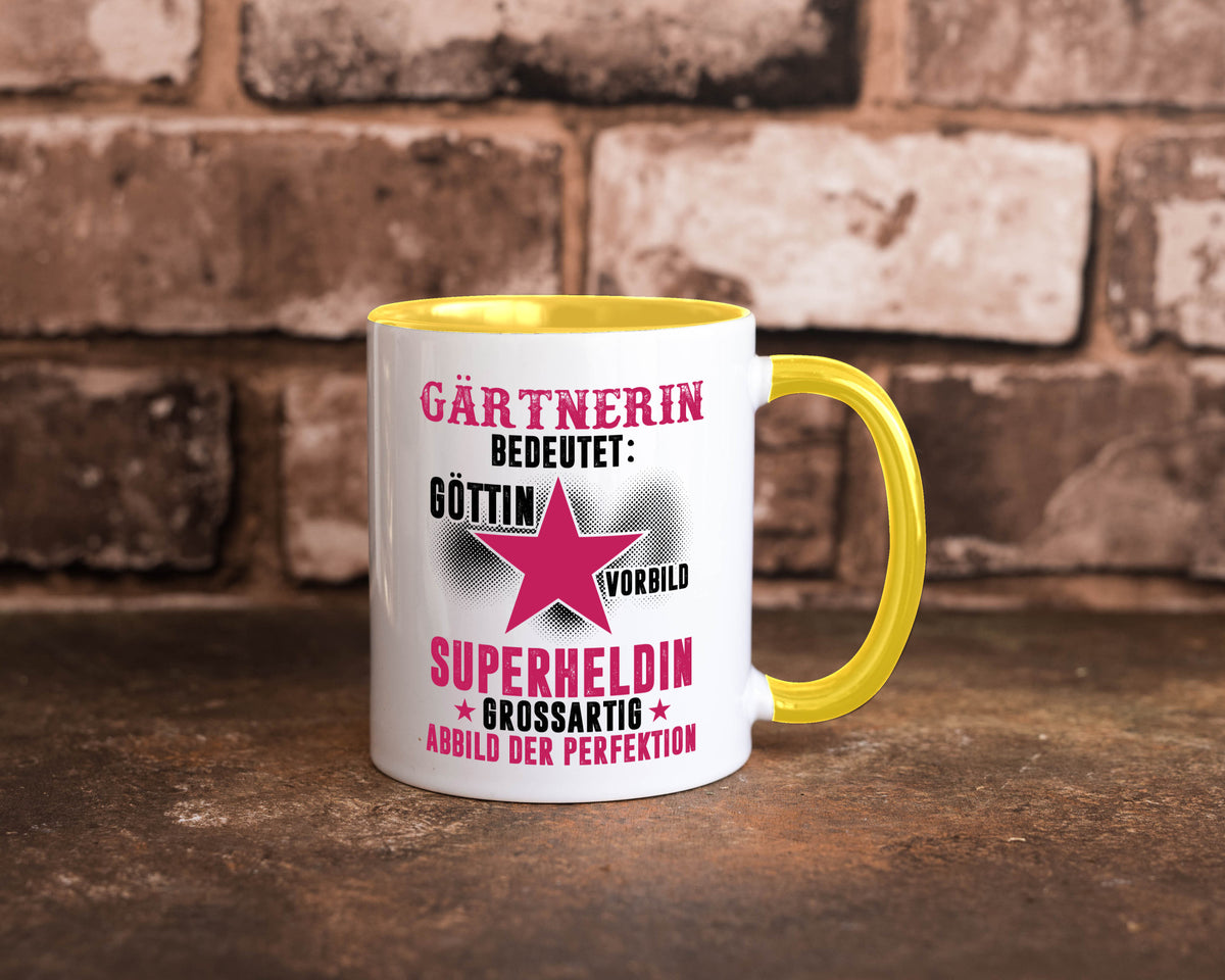 Bedeutung von Gärtnerin | Gartenbau lustiger Spruch Geschenk Humor Geschenkidee Tasse