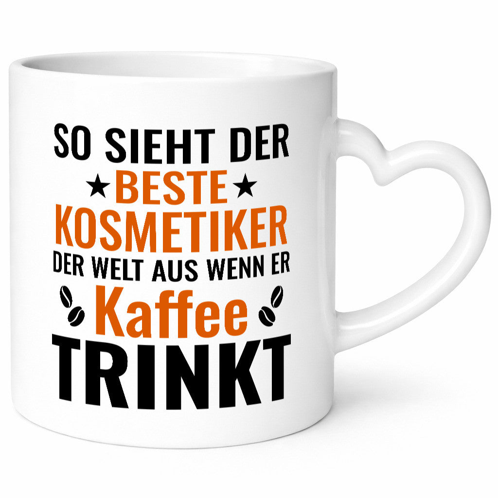 Kaffee trinkt: Kosmetiker | Kosmetik Stylist Geschenkidee Humor Tasse
