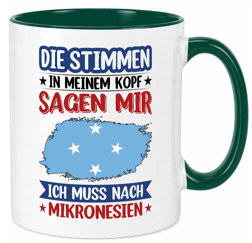 Mikronesien | Urlaub Stimmen in meinem Kopf Traumland Geschenk Humor
