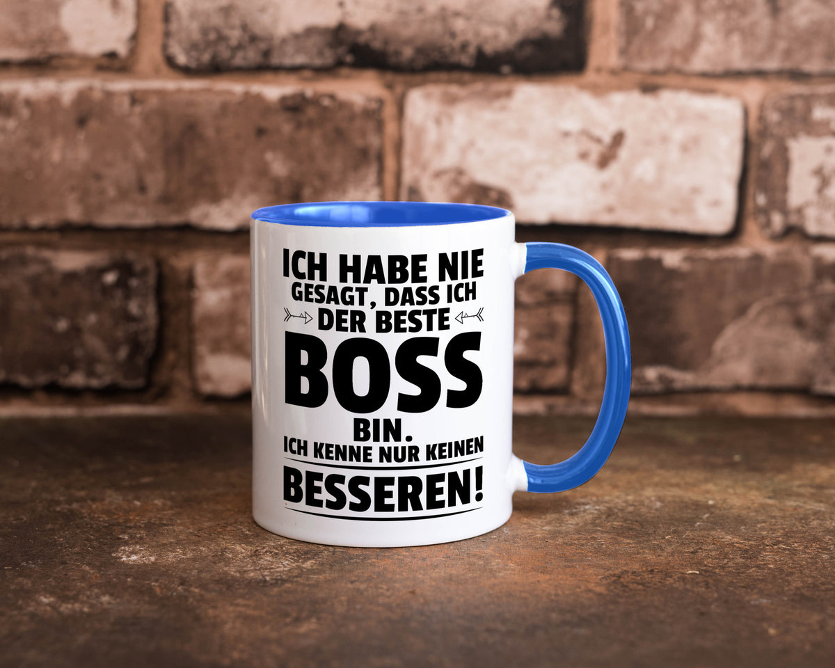 Der Beste Boss | Führungskraft Vorgesetzter lustiger Spruch Geschenk Humor Tasse