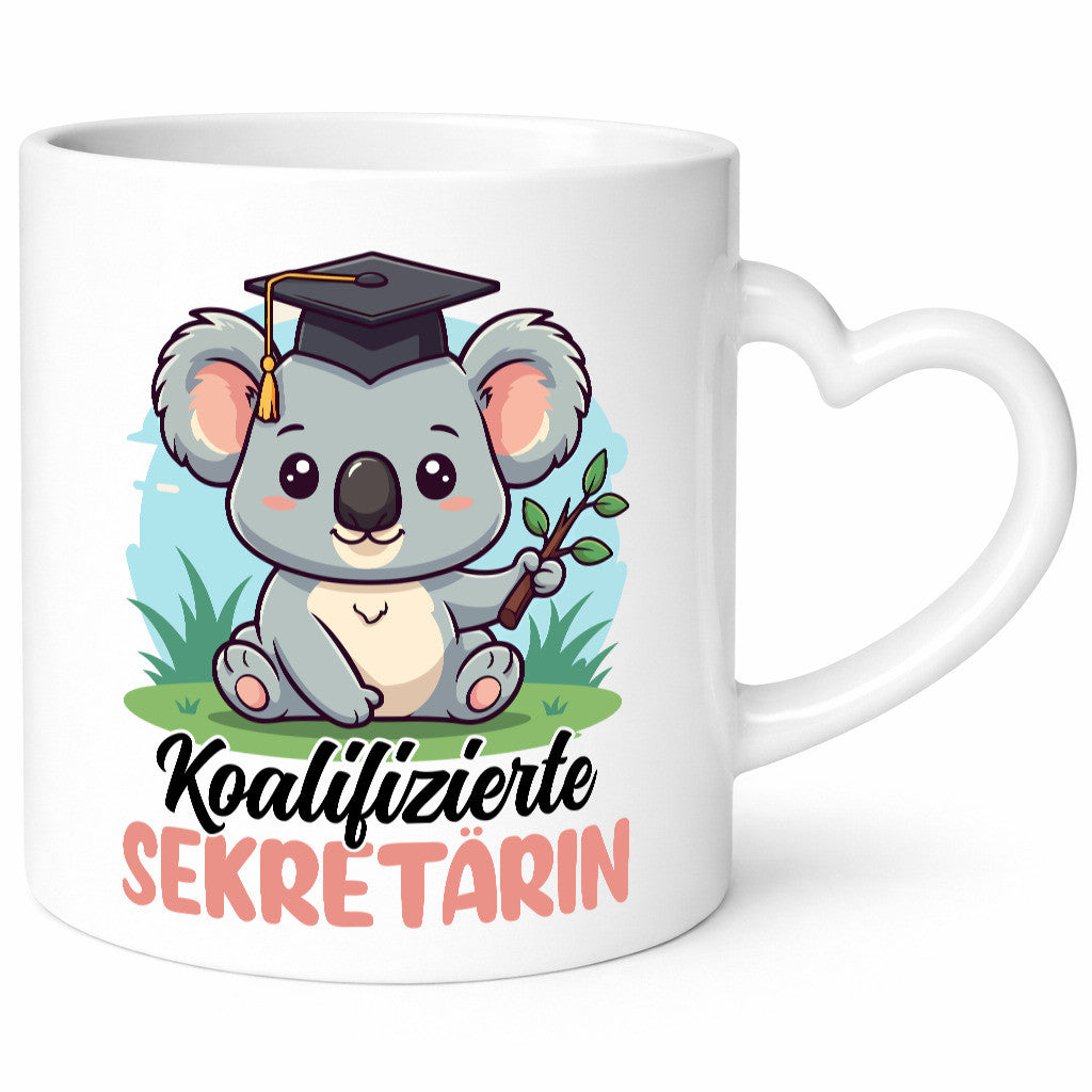 Koalifizierte Sekretärin | Büro Geschenkidee Arbeit Kollegen Humor Tasse