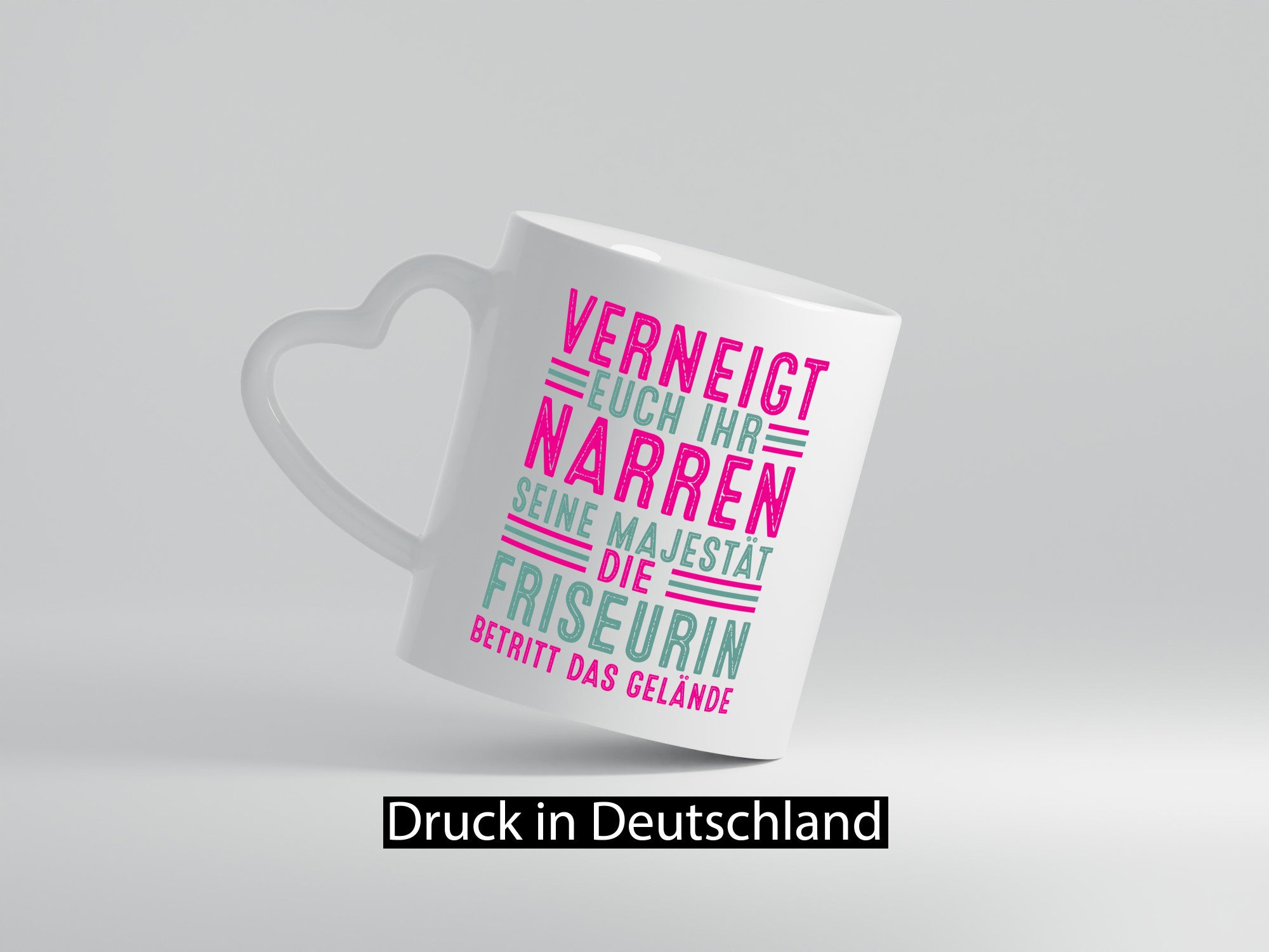 Verneigt euch: Friseurin | Friseuse Frisörin v2 lustiger Spruch Geschenk Humor