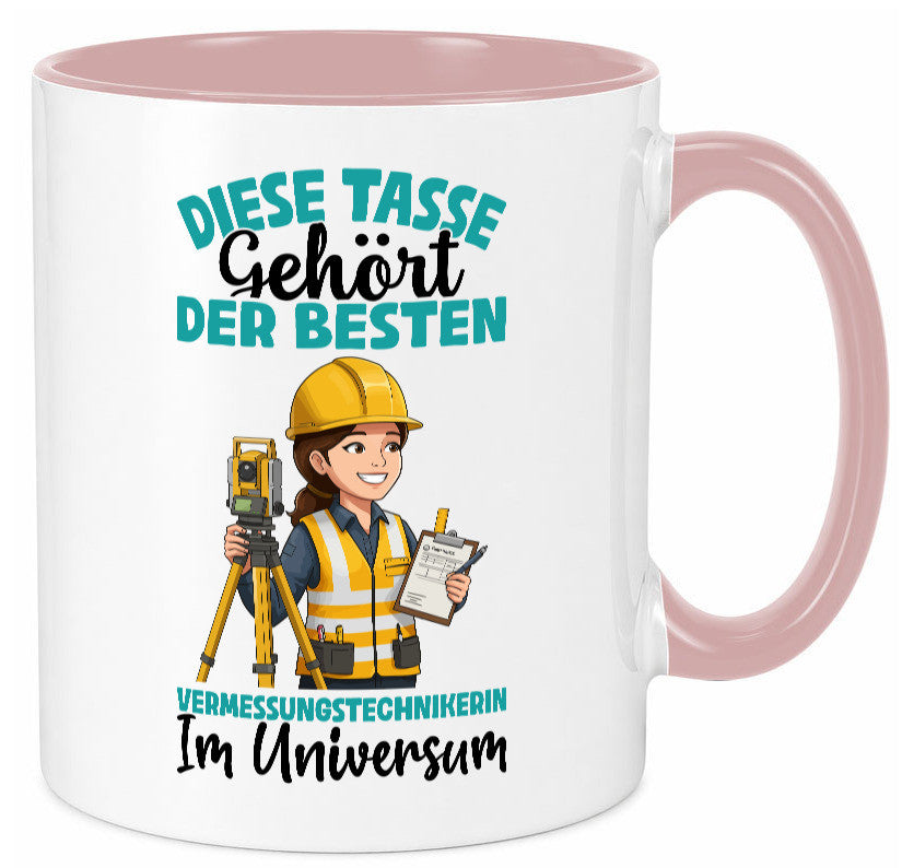 Im Universum: Vermessungstechnikerin | Techniker lustiger Spruch Geschenk Humor