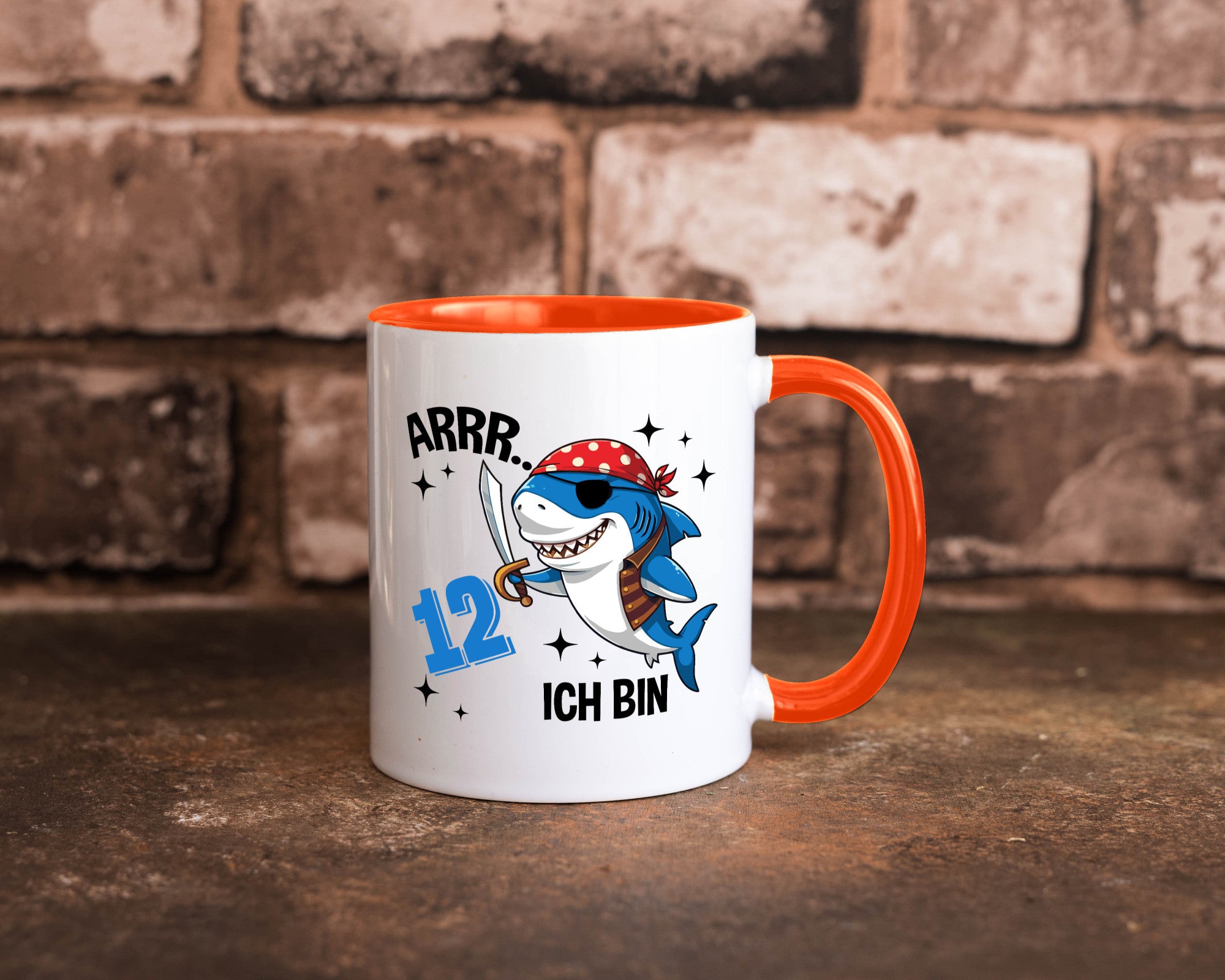 12. Geburtstag | 12 Jahre Arr Pirat Hai Piraten Geschenk Geschenkidee lustiger