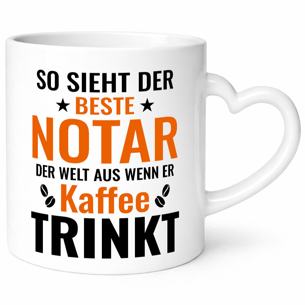 Kaffee trinkt: Notar | Jurist lustiger Spruch Geschenk Humor Geschenkidee Tasse
