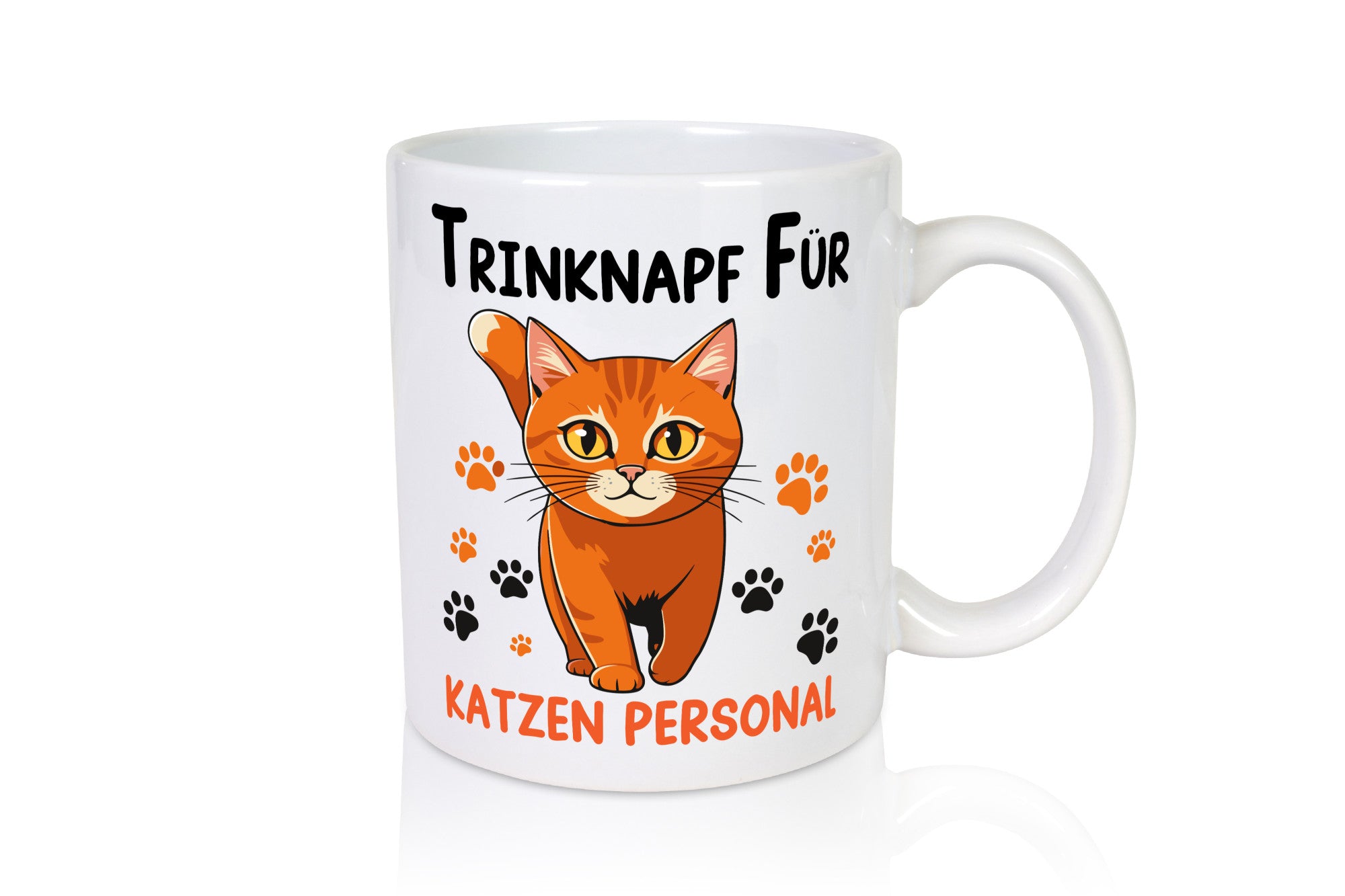 Katzenpersonal | Katzenbesitzer Tasse Katze Humor vl1 Tierliebhaber