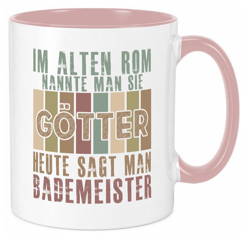Heute sagt man: Bademeister | Rettungsschwimmer lustiger Spruch Geschenk Humor Tasse