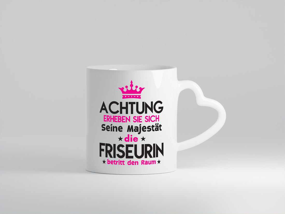 Seine Majestät Friseurin | Friseuse Frisörin Humor Geschenkidee Tasse