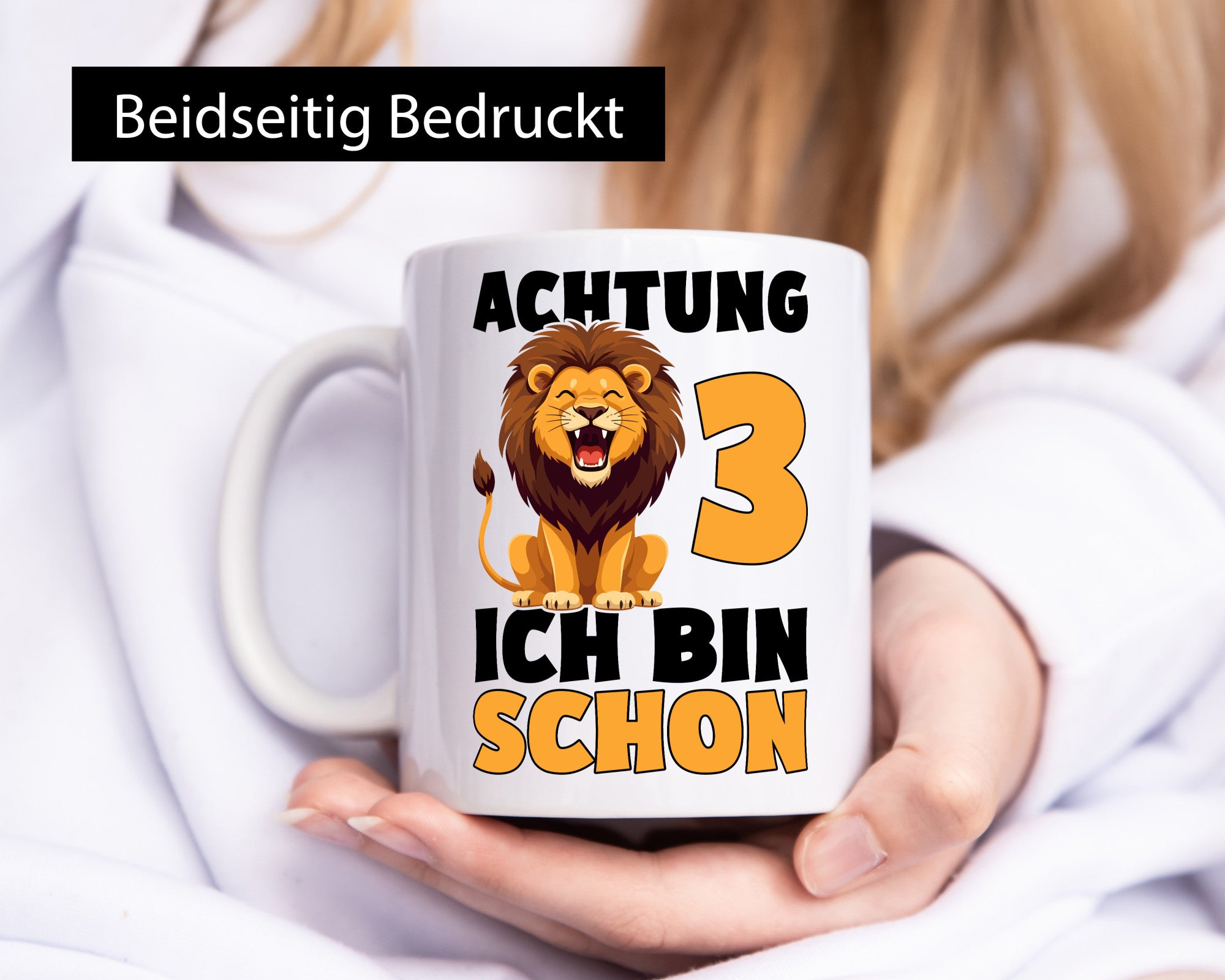 3. Geburtstag | 3 Jahre Löwe lustiger Spruch Geschenk Geschenkidee Tasse