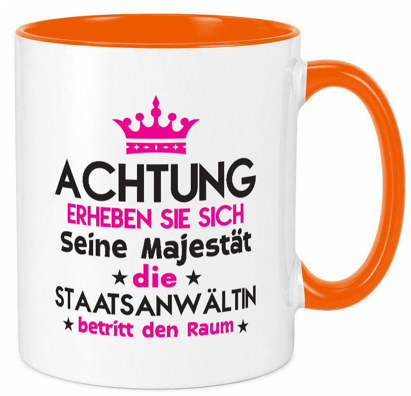 Seine Majestät Staatsanwältin | Anwältin lustiger Spruch Geschenk Humor