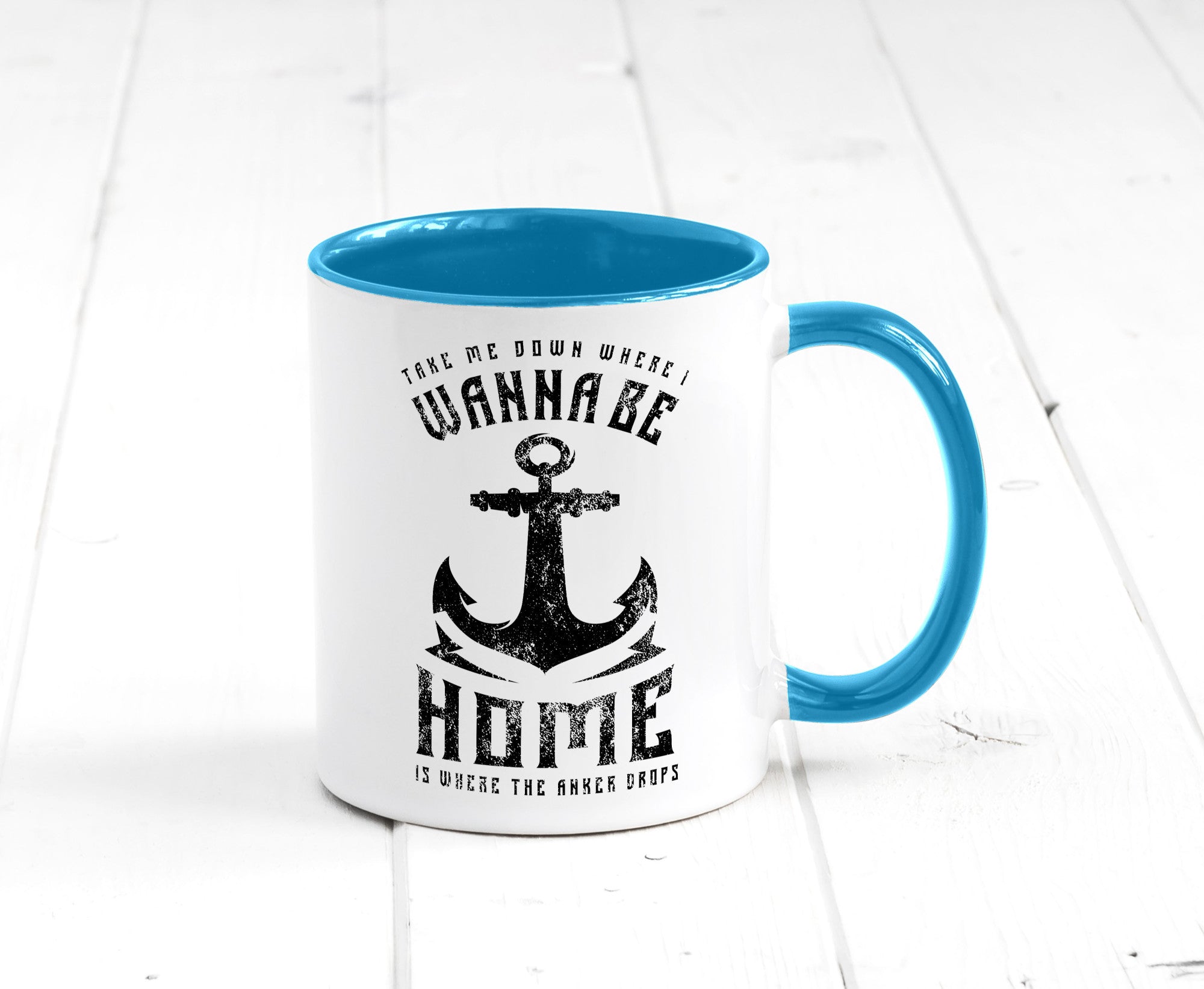 Bring mich da hin, wo ich sein will - Anker werfen lustiger Spruch Geschenk