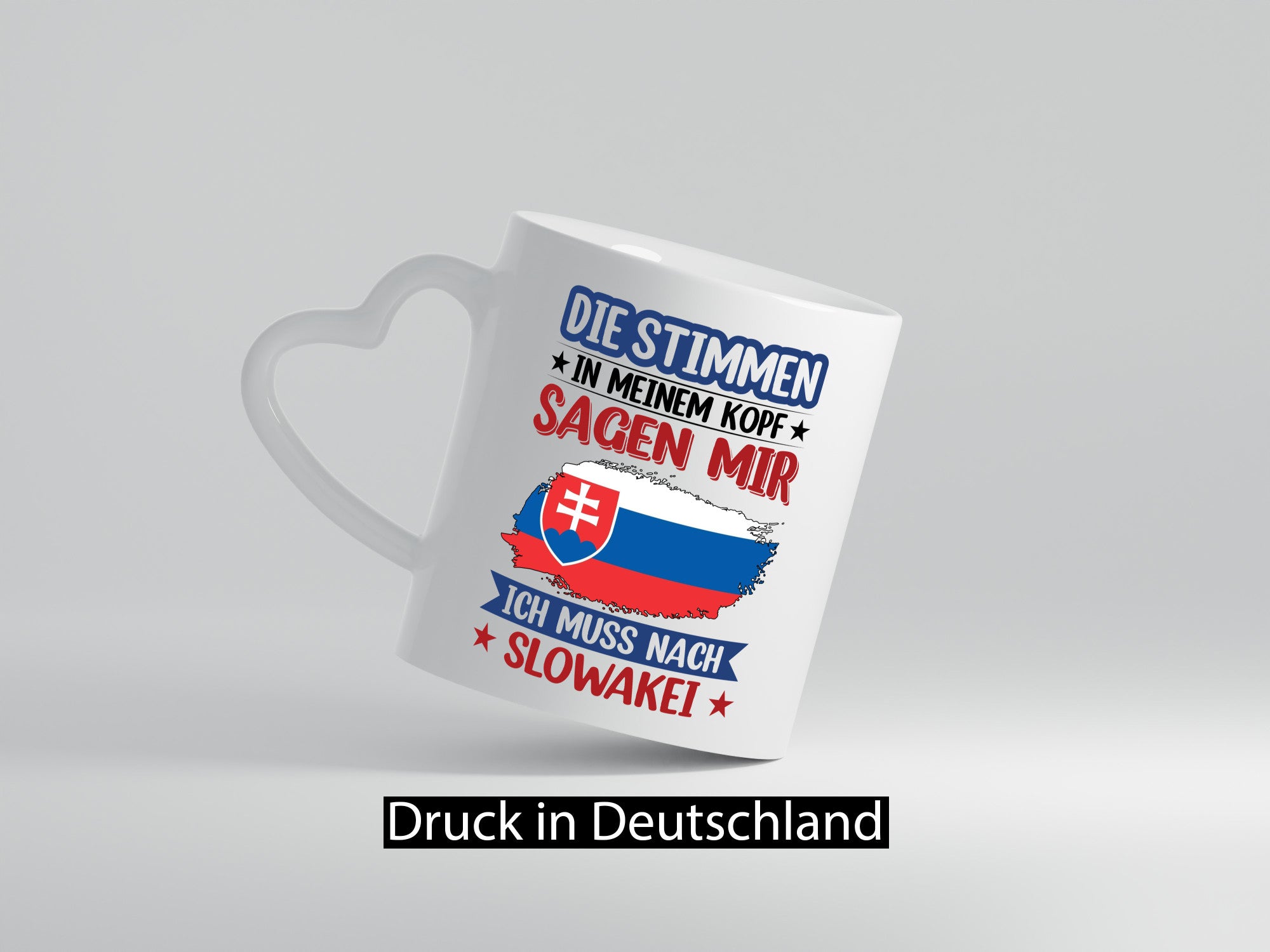 Slowakei | Urlaub Stimmen in meinem Kopf Traumland v2 lustiger Spruch Geschenk