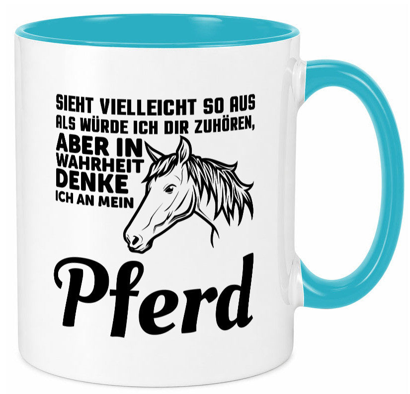 Pferde Spruch | Reiterin Tasse Pferdesport Reiten Humor Geschenkidee