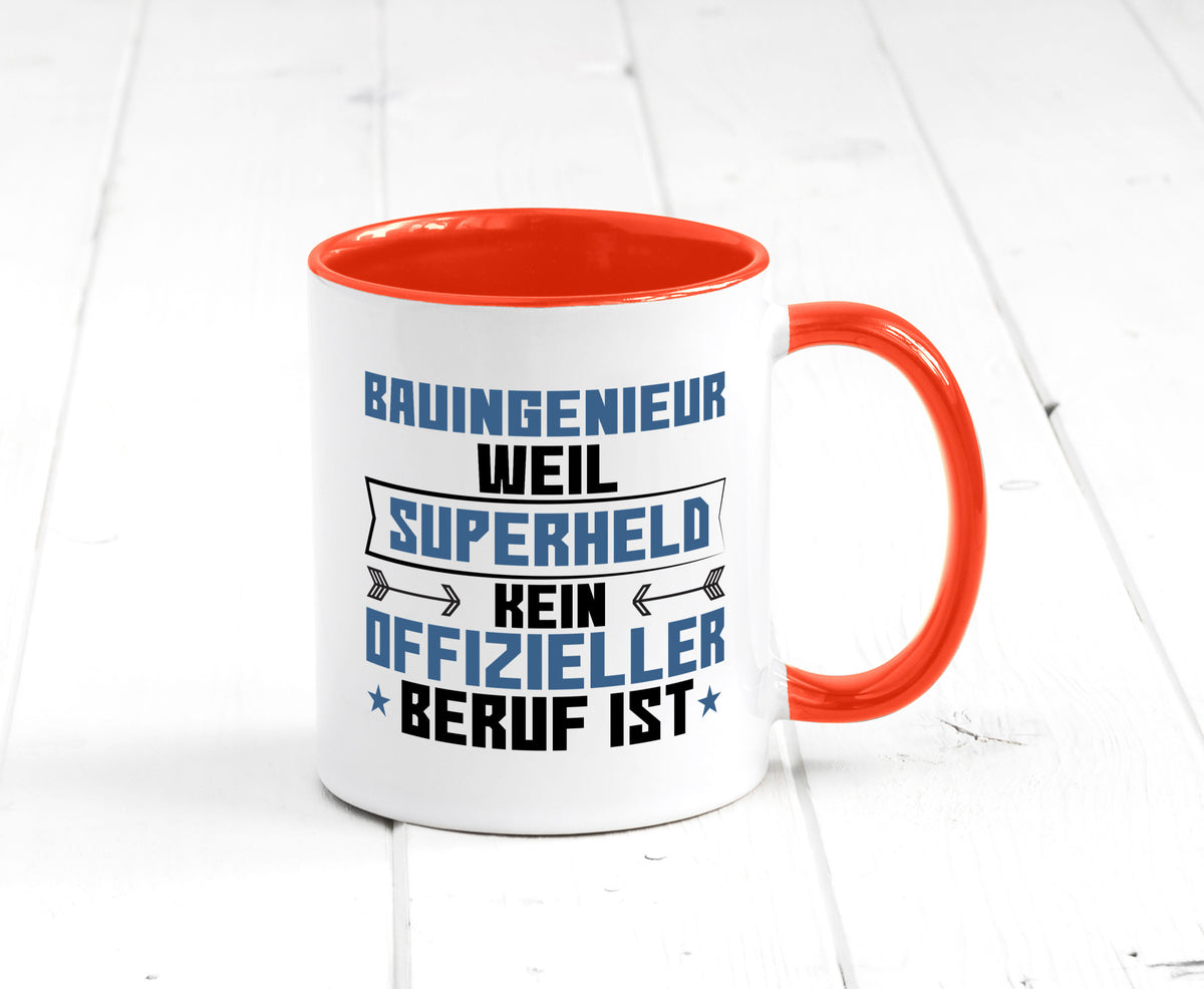 Superheld Bauingenieur | Ingenieur Humor Geschenkidee Tasse
