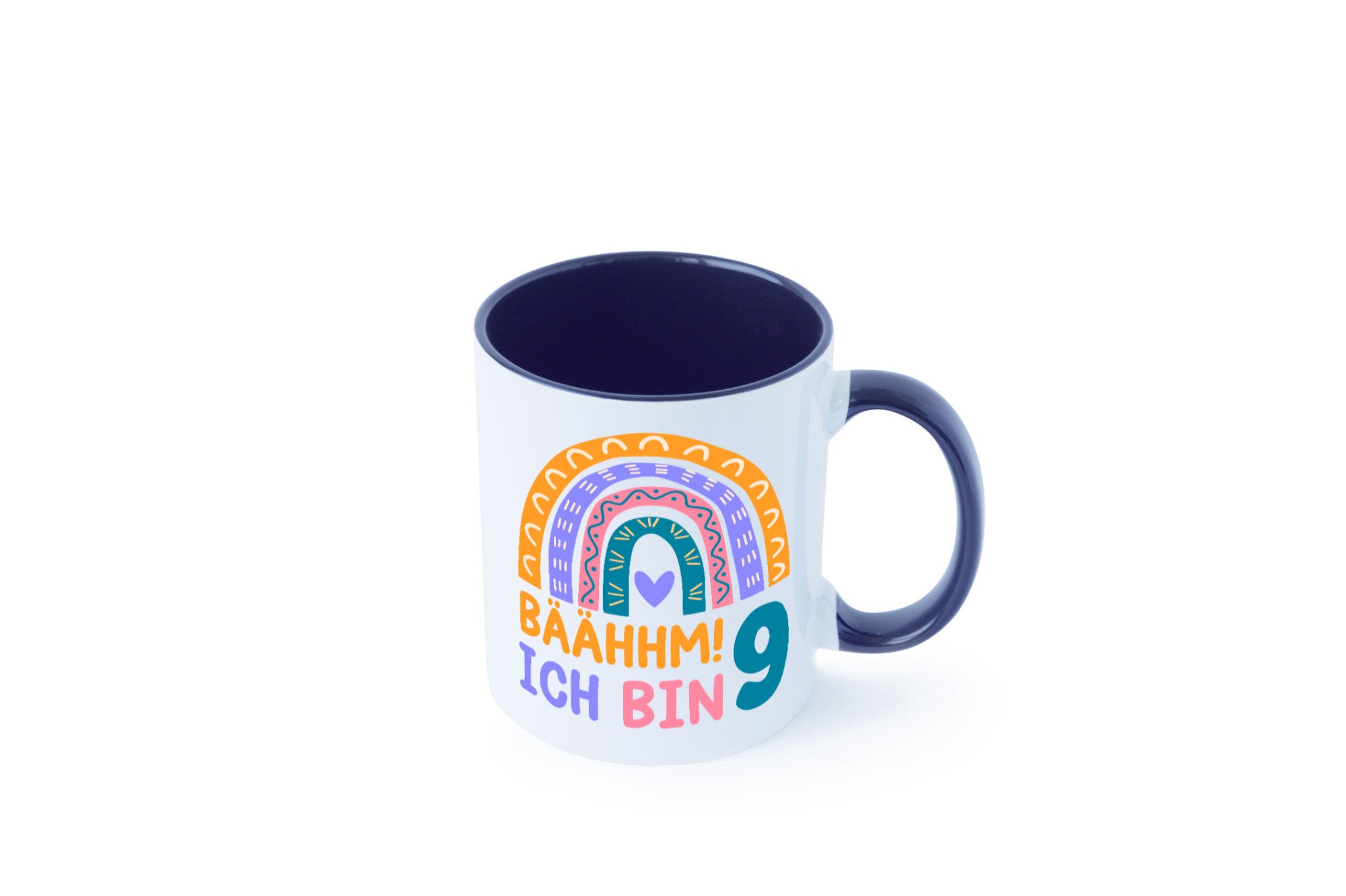 9. Geburtstag | 9 Jahre Regenbogen Bääm Mädchen Geschenk Geschenkidee lustiger