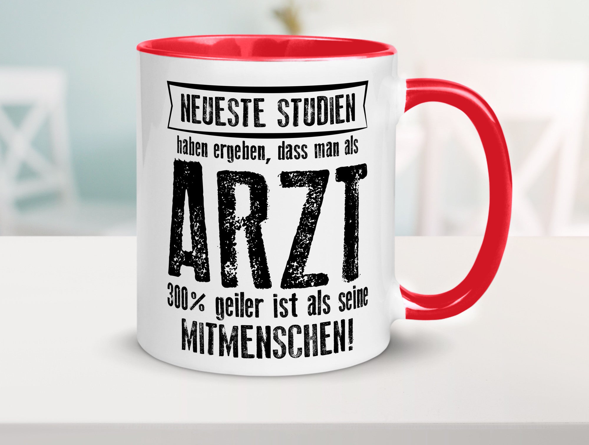 Neuste Studien: Arzt | Medizin Doktor Facharzt Geschenkidee Humor Tasse