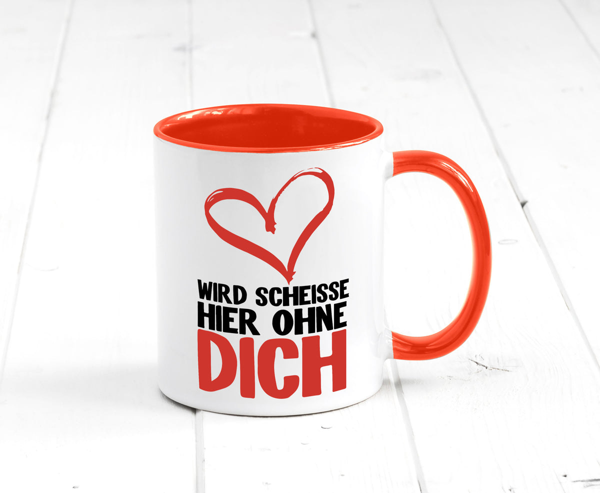 Wird Scheisse Geschenk Humor Geschenkidee lustiger Spruch Tasse