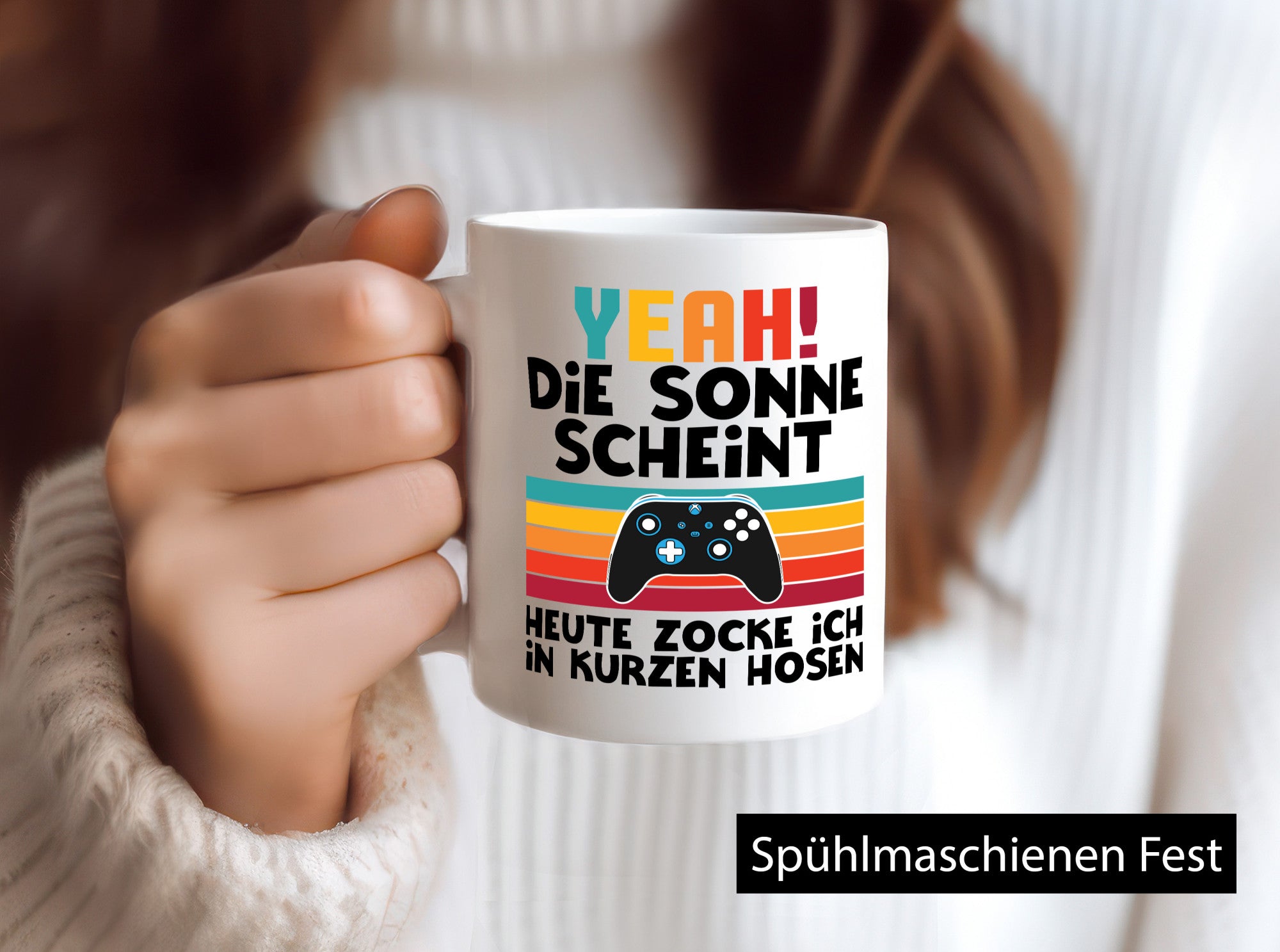 Die sonne scheint | Heißes Wetter Zocker Gaming lustiger Spruch Geschenk Humor